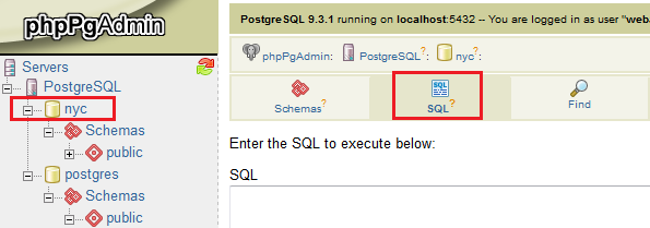 postgis extension to postgresql for geoserver hosting sql nyc database