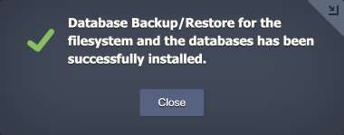 add-on installed