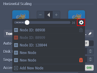 manual horizontal scaling