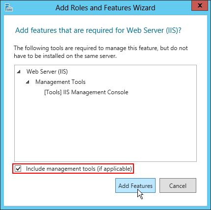 Windows add features